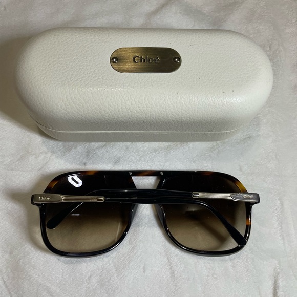 Chloe Adonis Tortoise Sunglasses 🤎🖤 - Picture 2 of 6